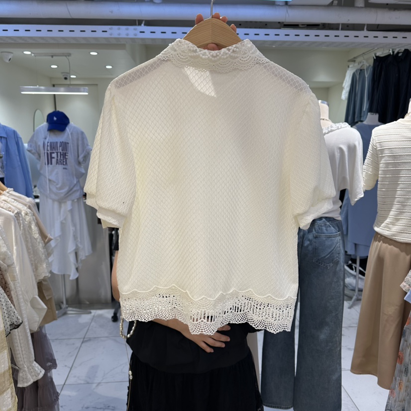 BELITA韓國直郵女士新品推薦26春夏休閑人氣職業襯衫蕾絲衫BELITA襯衫/蕾絲衫