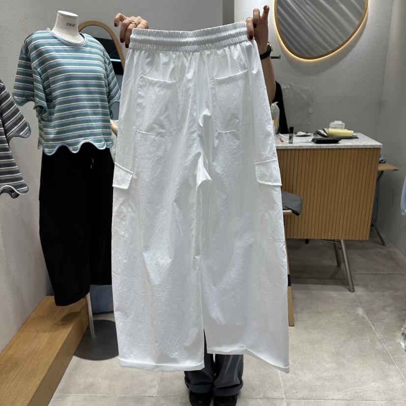 NEAR韓國直郵女裝新款職業推薦休閑熱賣時尚26春夏休閑褲口袋NEAR休閑褲