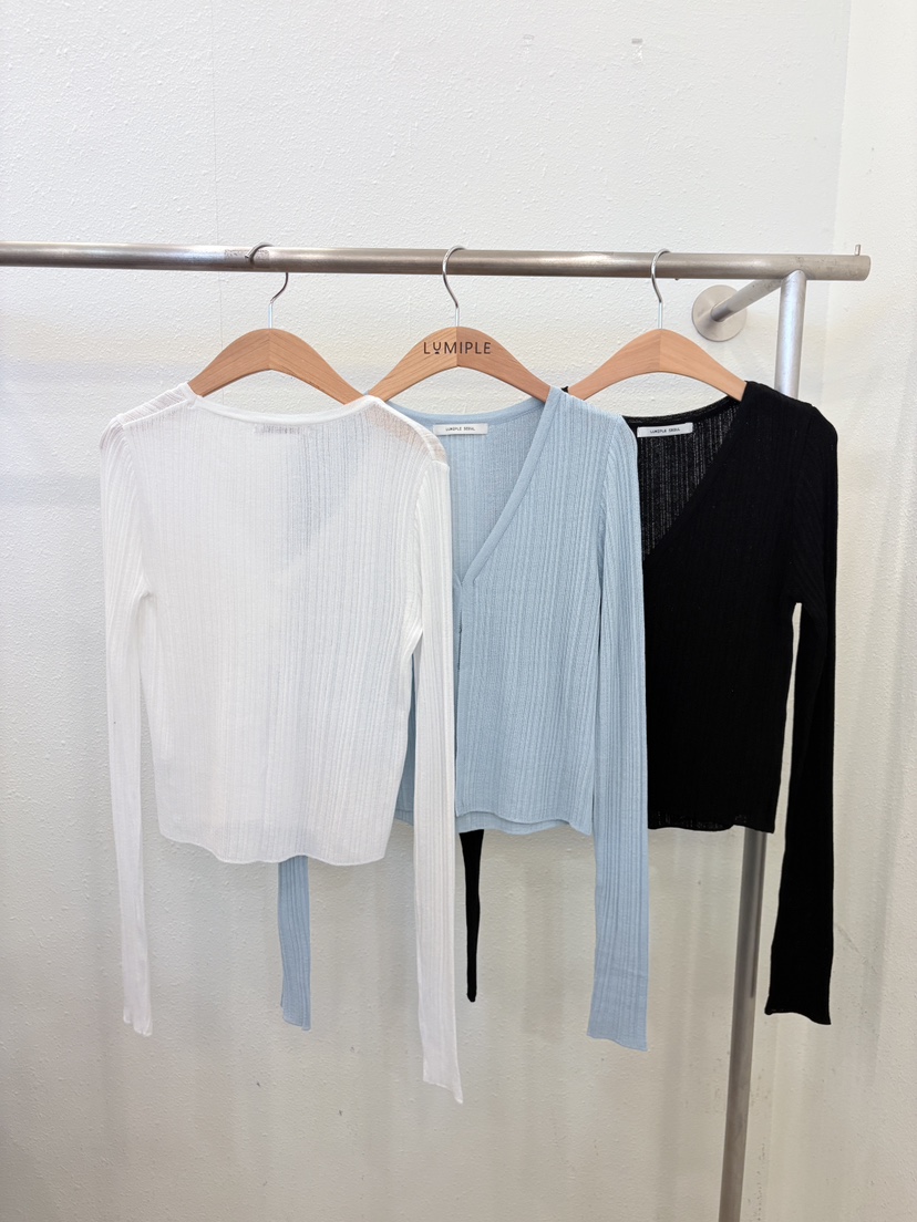 LUMIPLE韓國東大門代購女士新款職業時尚熱賣針織衫開衫羅紋LUMIPLE針織衫