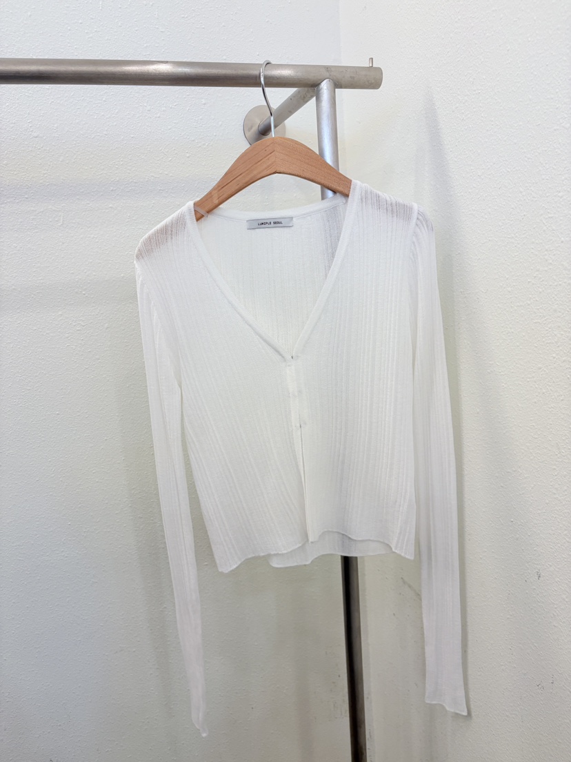 LUMIPLE韓國東大門代購女士新款職業時尚熱賣針織衫開衫羅紋LUMIPLE針織衫圖色3