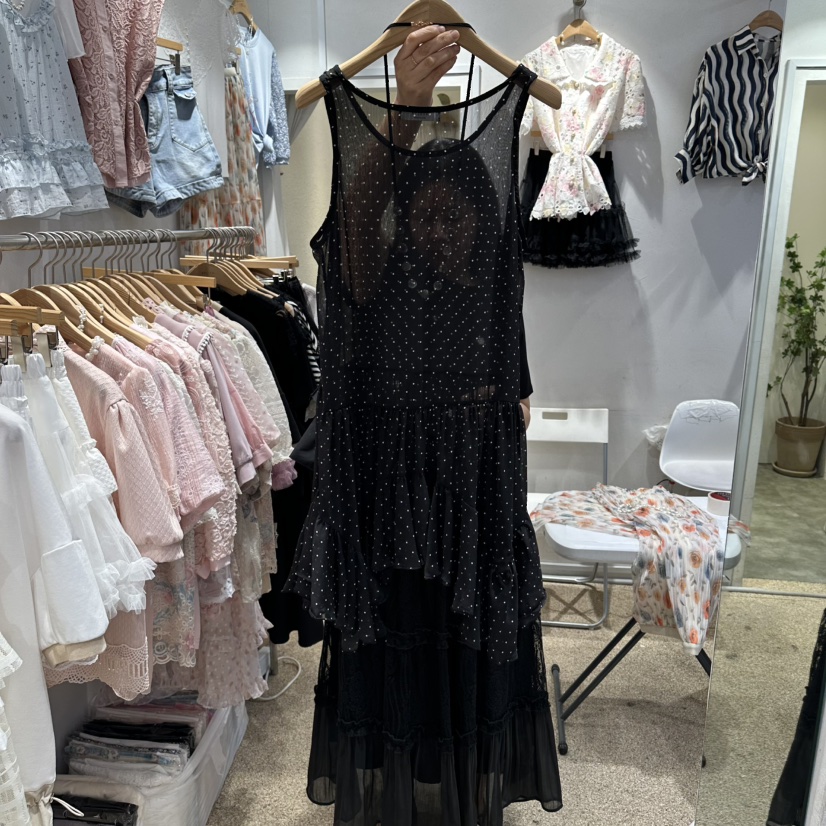 BELITA韓國直郵實拍女裝新品26春夏休閑人氣連衣裙不含項鏈BELITA連衣裙