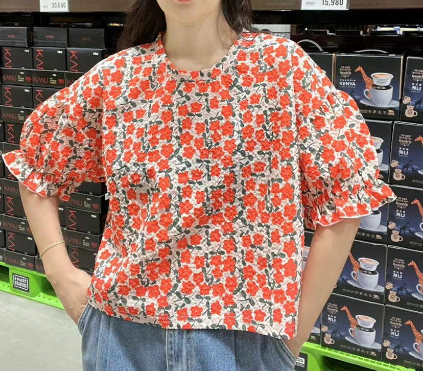 NEAR韓國東大門直郵女裝新款時尚職業推薦26春夏熱賣休閑T恤NEART恤