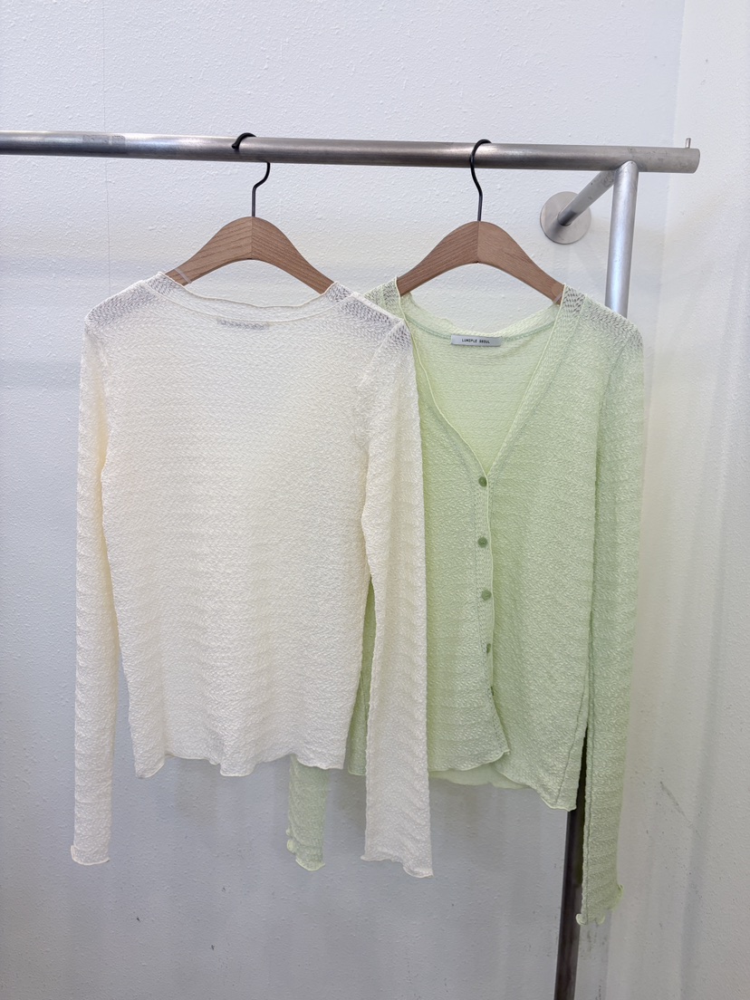 LUMIPLE韓國直郵實拍女士新款推薦人氣休閑26春夏熱賣針織衫LUMIPLE針織衫