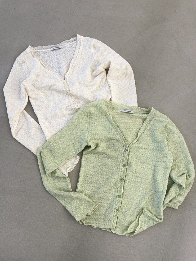 LUMIPLE韓國直郵實拍女士新款推薦人氣休閑26春夏熱賣針織衫LUMIPLE針織衫