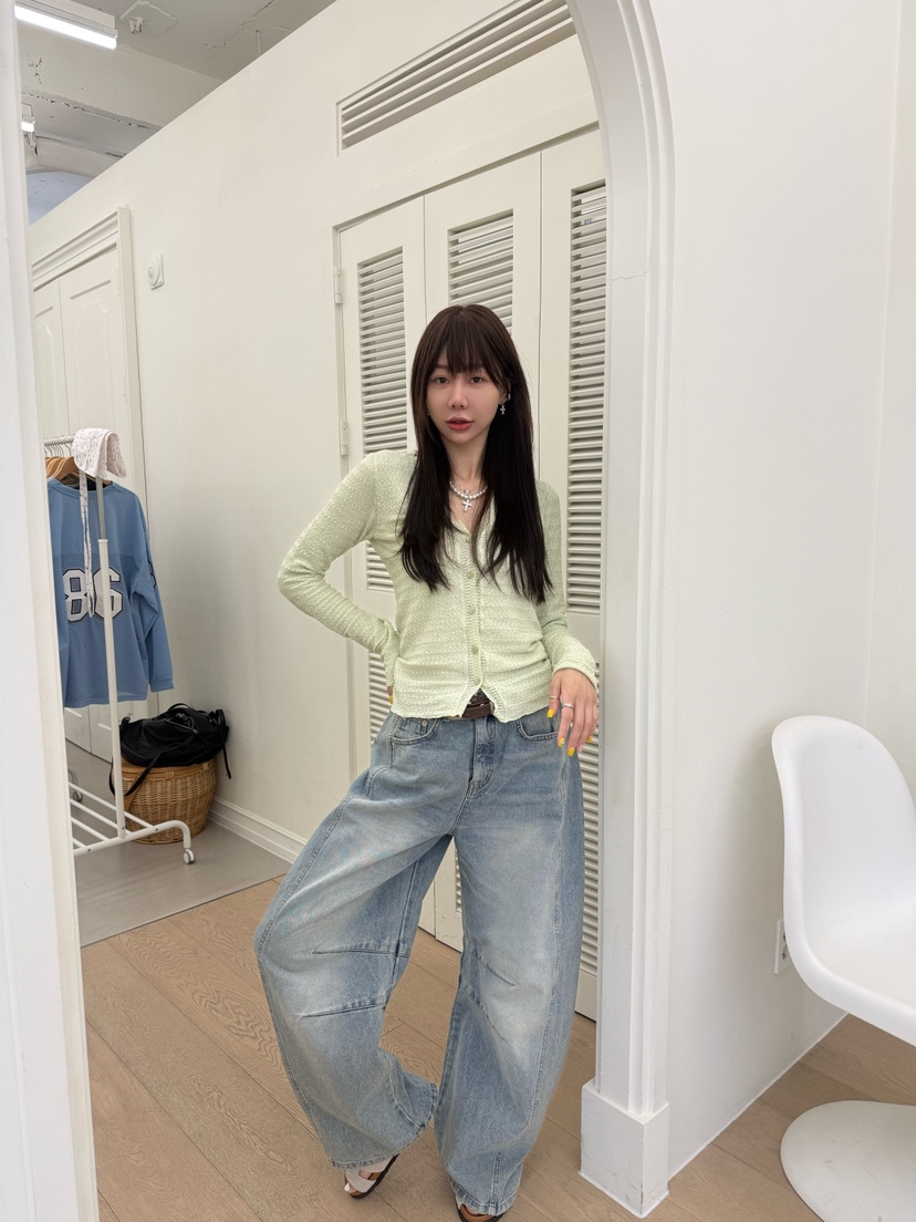 LUMIPLE韓國直郵實拍女士新款推薦人氣休閑26春夏熱賣針織衫LUMIPLE針織衫