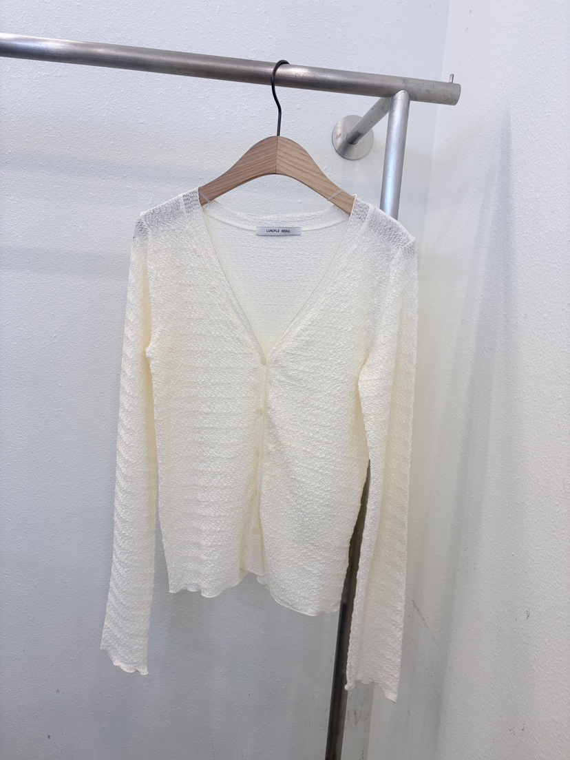 LUMIPLE韓國直郵實拍女士新款推薦人氣休閑26春夏熱賣針織衫LUMIPLE針織衫圖色2