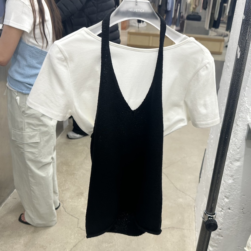 HELVETICA韓國東大門直郵女士新品休閑熱賣吊帶背心不含內搭HELVETICA吊帶/背心圖色3