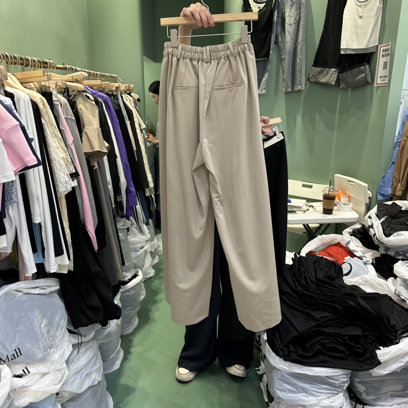 ROMANTIC NEWYORK韓國直郵實拍女裝新品26春夏職業休閑褲ROMANTIC NEWYORK休閑褲