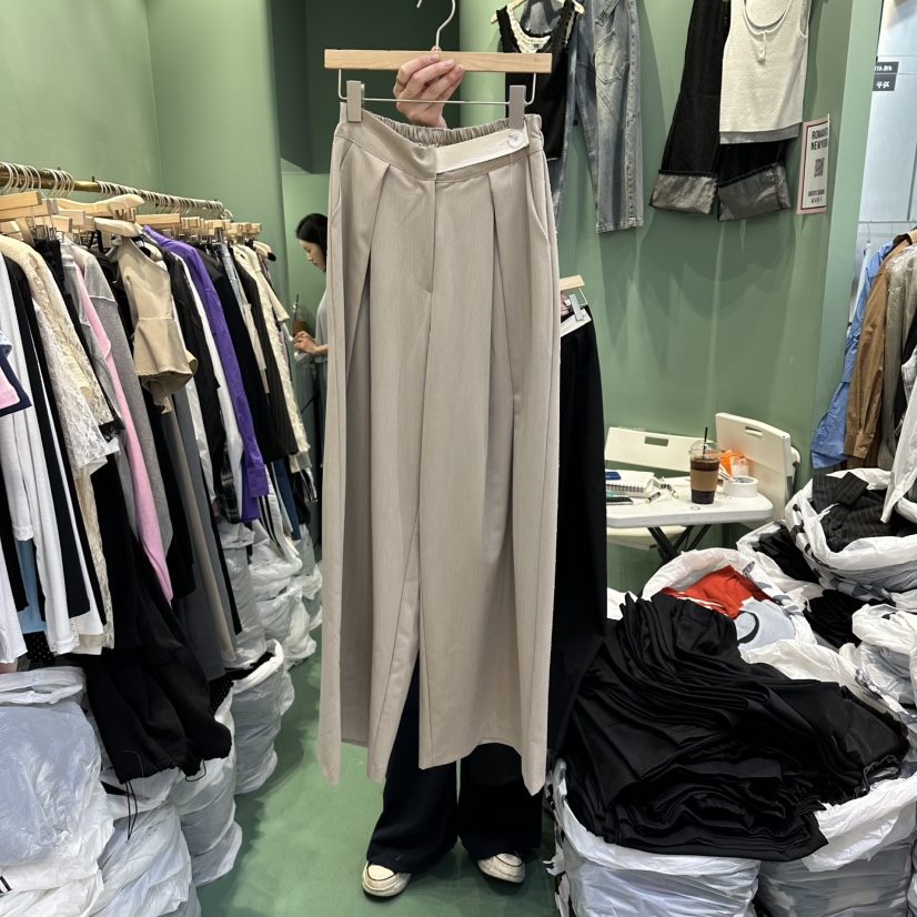 ROMANTIC NEWYORK韓國直郵實拍女裝新品26春夏職業休閑褲ROMANTIC NEWYORK休閑褲圖色1