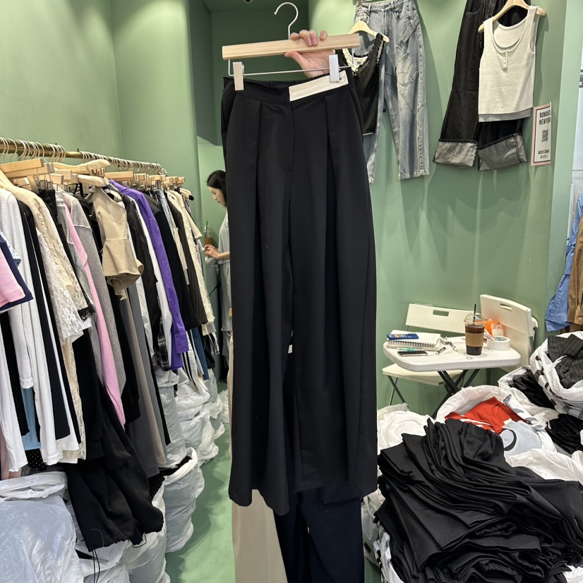 ROMANTIC NEWYORK韓國直郵實拍女裝新品26春夏職業休閑褲ROMANTIC NEWYORK休閑褲圖色3