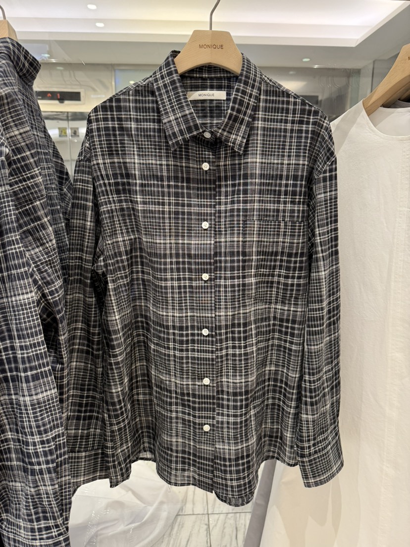 MONIQUE韓國東大門代購女裝新款人氣休閑熱賣26春夏襯衫蕾絲衫MONIQUE襯衫/蕾絲衫圖色2