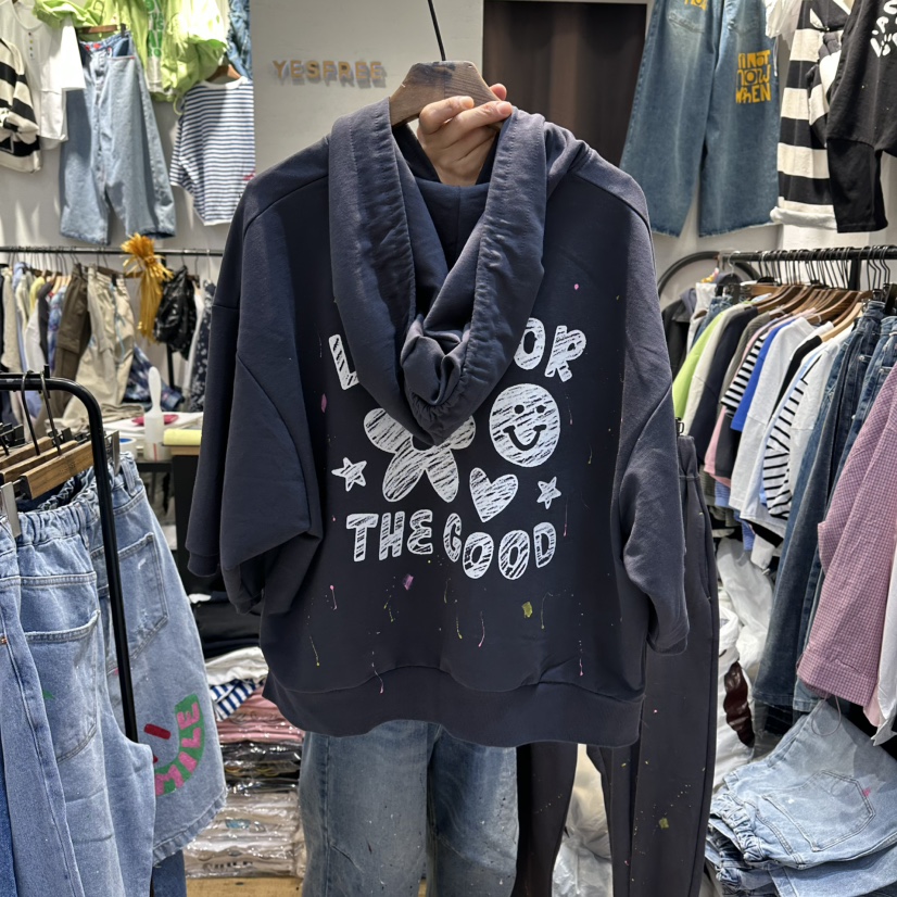 YESFREE韓國直郵實拍女士新款人氣時尚26春夏職業夾克連帽YESFREE夾克