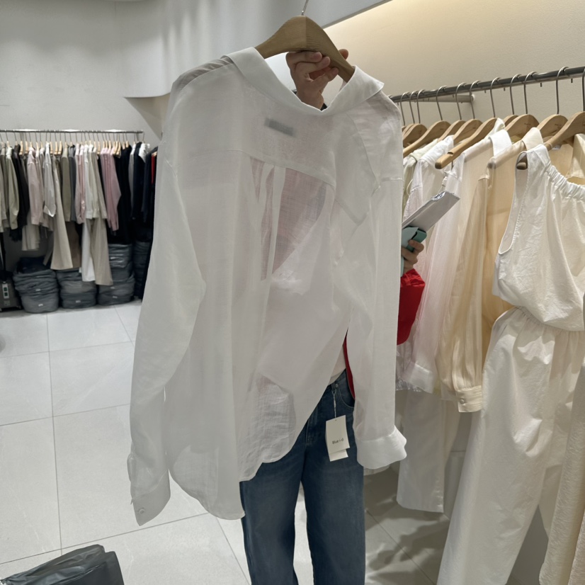 BLUEI-D/N SHARP韓國東大門代購女裝新款職業襯衫蕾絲衫Blue i-d/N SHARP襯衫/蕾絲衫