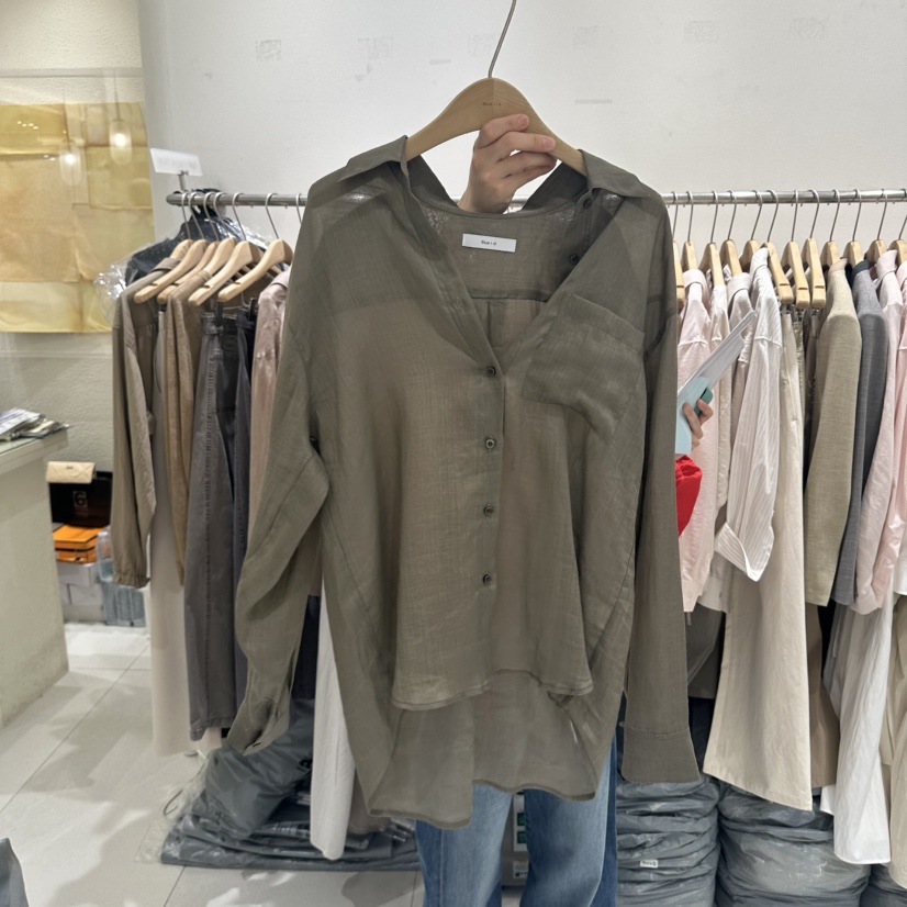 BLUEI-D/N SHARP韓國東大門代購女裝新款職業襯衫蕾絲衫Blue i-d/N SHARP襯衫/蕾絲衫圖色4