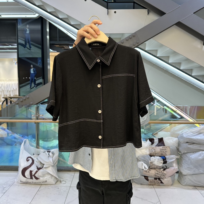 BOLD韓國東大門直郵女裝新品職業26春夏人氣熱賣襯衫蕾絲衫BOLD襯衫/蕾絲衫圖色2