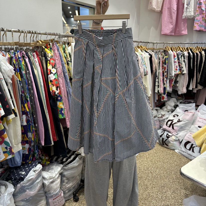 HAPPYBERRY韓國直郵實拍女裝新款推薦人氣休閑半身裙中短裙HAPPYBERRY半身裙/中短裙圖色4