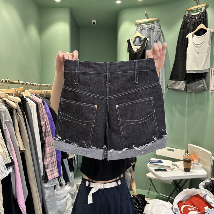 ROMANTIC NEWYORK韓國直郵實拍女士新品26春夏短褲不褪色ROMANTIC NEWYORK短褲