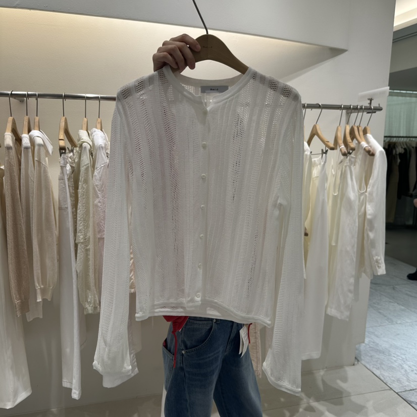 BLUEI-D/N SHARP韓國東大門直郵女士新款人氣26春夏針織衫Blue i-d/N SHARP針織衫圖色2