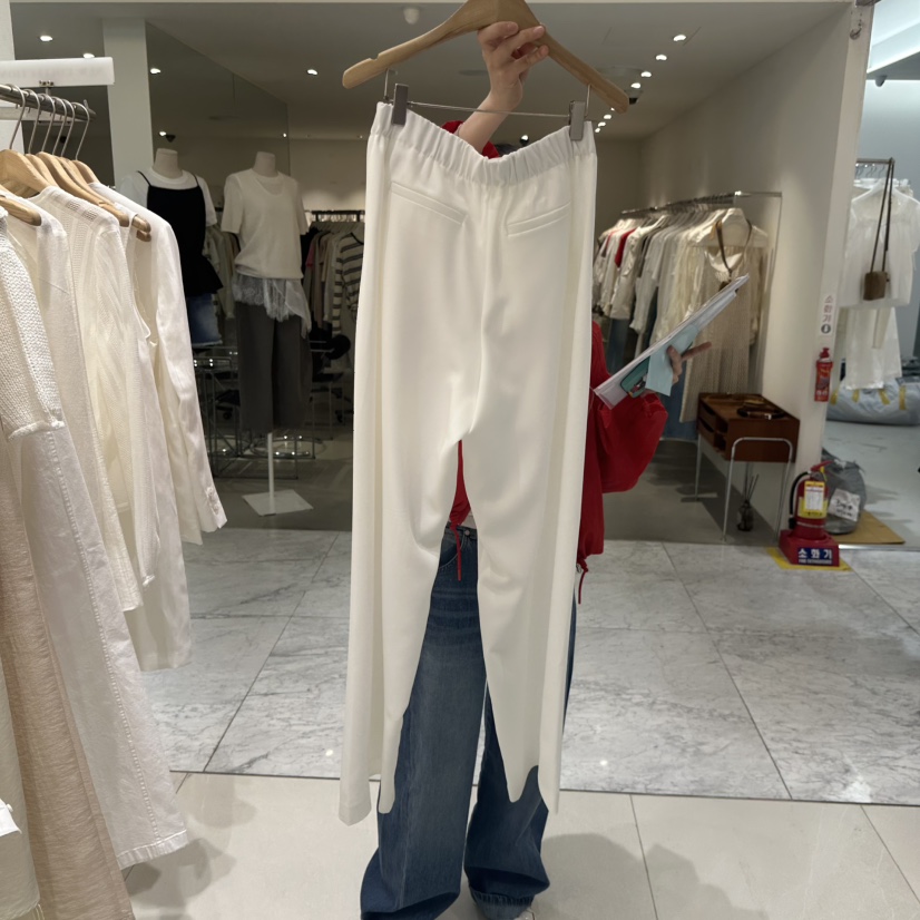 BLUEI-D/N SHARP韓國東大門代購女裝新品熱賣職業休閑褲Blue i-d/N SHARP休閑褲