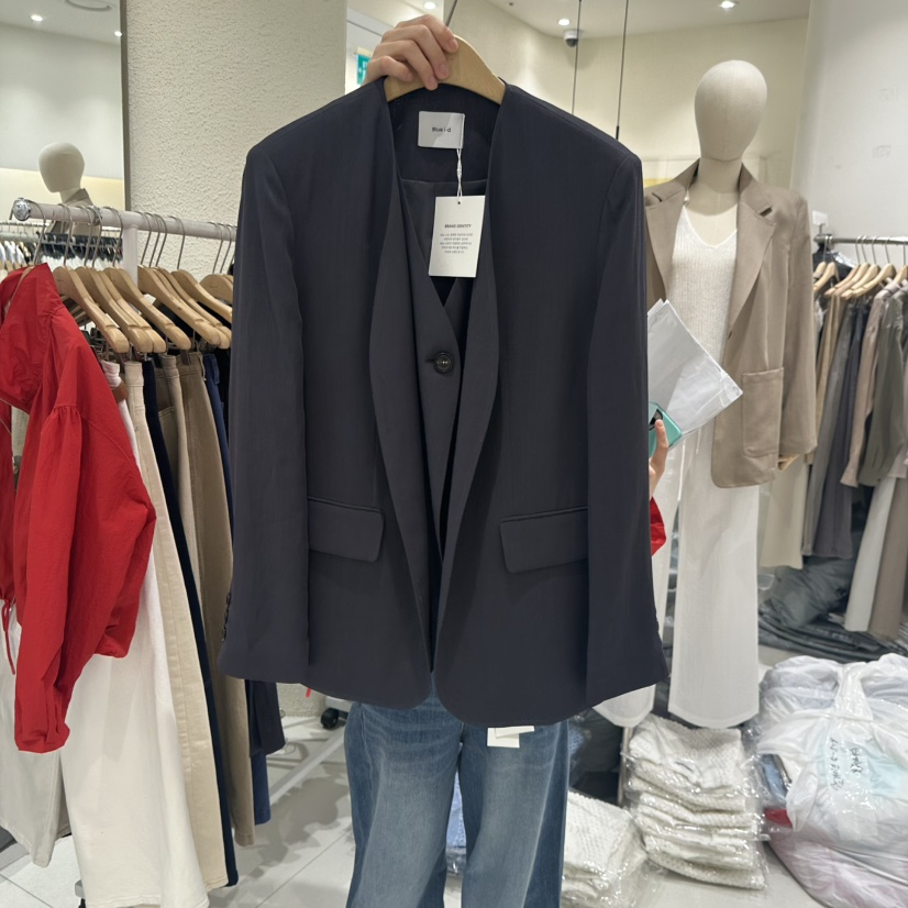 BLUEI-D/N SHARP韓國直郵女裝新品休閑熱賣推薦時尚夾克Blue i-d/N SHARP夾克圖色2