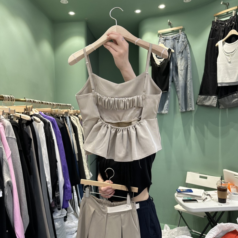 ROMANTIC NEWYORK韓國代購女士新款職業26春夏熱賣吊帶背心ROMANTIC NEWYORK吊帶/背心