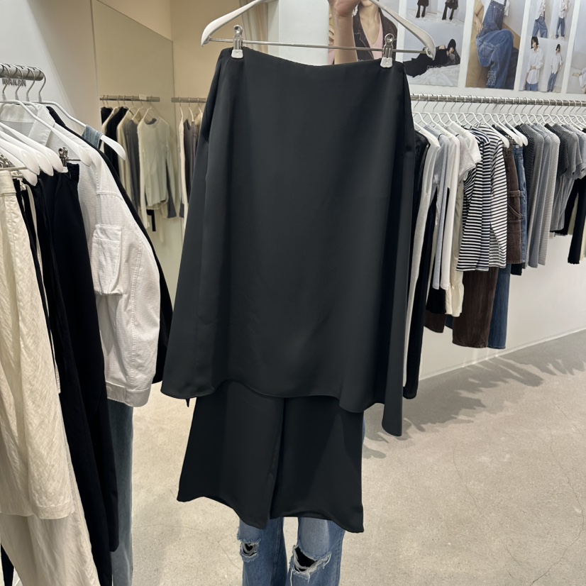 MARAN-P韓國代購女士新品人氣休閑職業熱賣推薦26春夏裙褲MARAN裙褲圖色1墨色