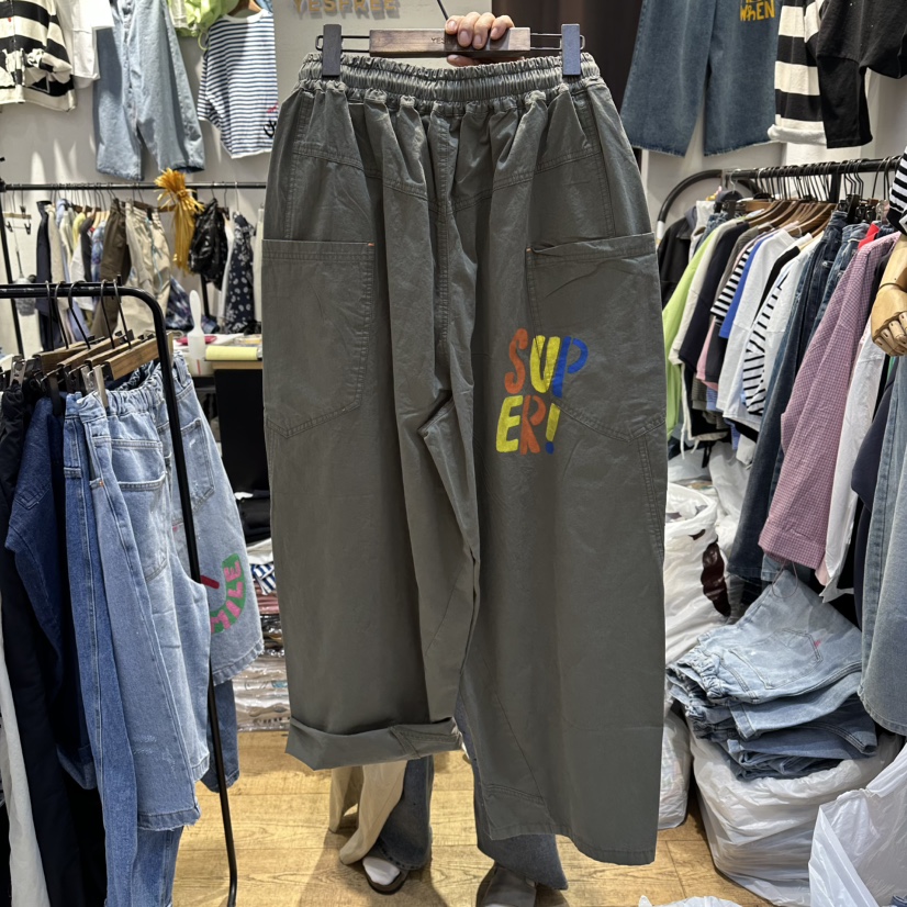 YESFREE韓國直郵女士新品26春夏人氣休閑時尚推薦休閑褲棉YESFREE休閑褲