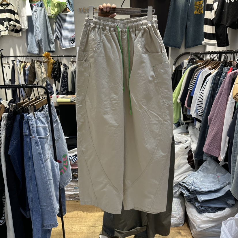 YESFREE韓國直郵女士新品26春夏人氣休閑時尚推薦休閑褲棉YESFREE休閑褲圖色1