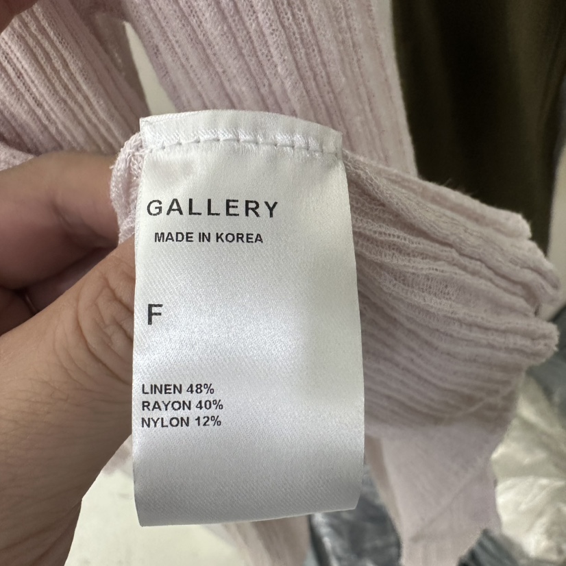 GALLERY-P韓國東大門代購女裝新品職業推薦針織衫開衫羅紋GALLERY-P針織衫