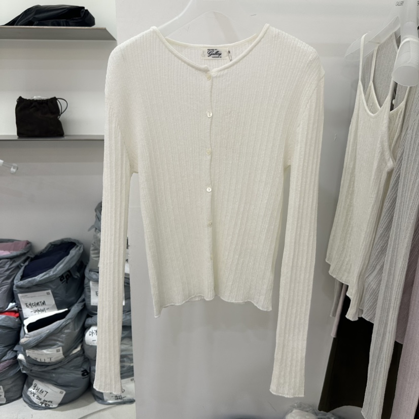 GALLERY-P韓國東大門代購女裝新品職業推薦針織衫開衫羅紋GALLERY-P針織衫圖色3