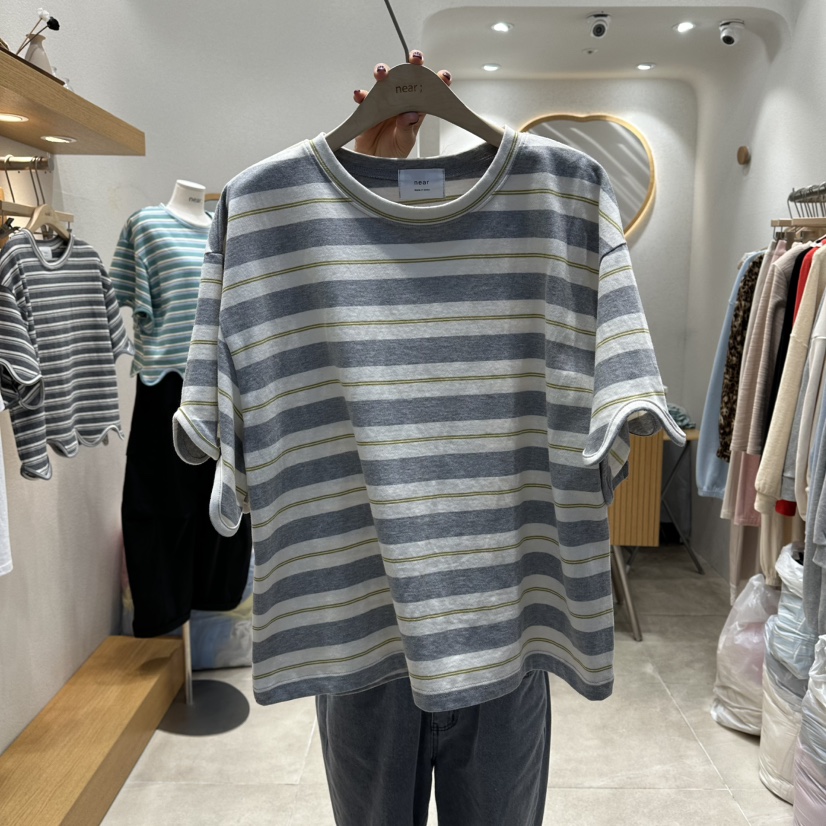 NEAR韓國東大門直郵女裝新款職業時尚休閑推薦熱賣人氣T恤NEART恤圖色2