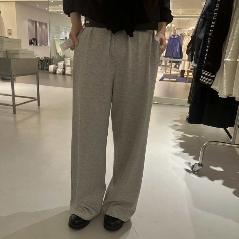 LOVE YOU SO MUCH/MORE THAN YESTERDAY韓國直郵實拍女裝新款人氣休閑褲含腰帶LYSM/MORE THAN YESTERDAY休閑褲圖色1