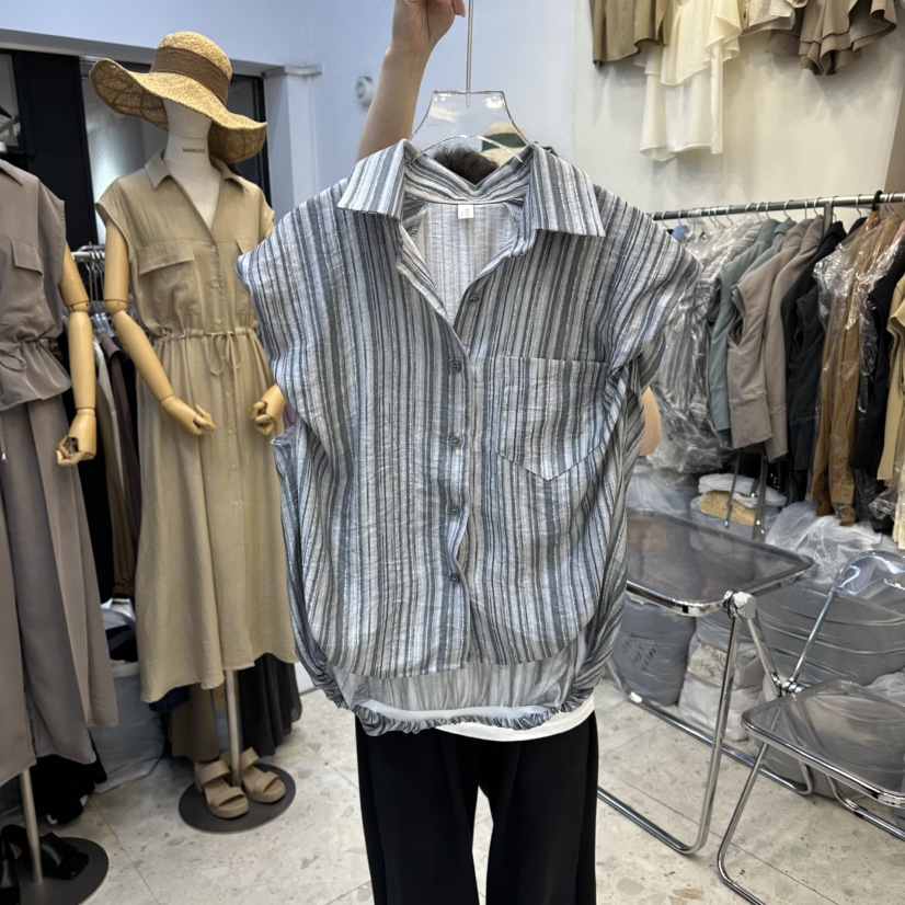 MARIGOLD韓國代購女裝新品人氣26春夏時尚推薦襯衫蕾絲衫MARIGOLD襯衫/蕾絲衫圖色2