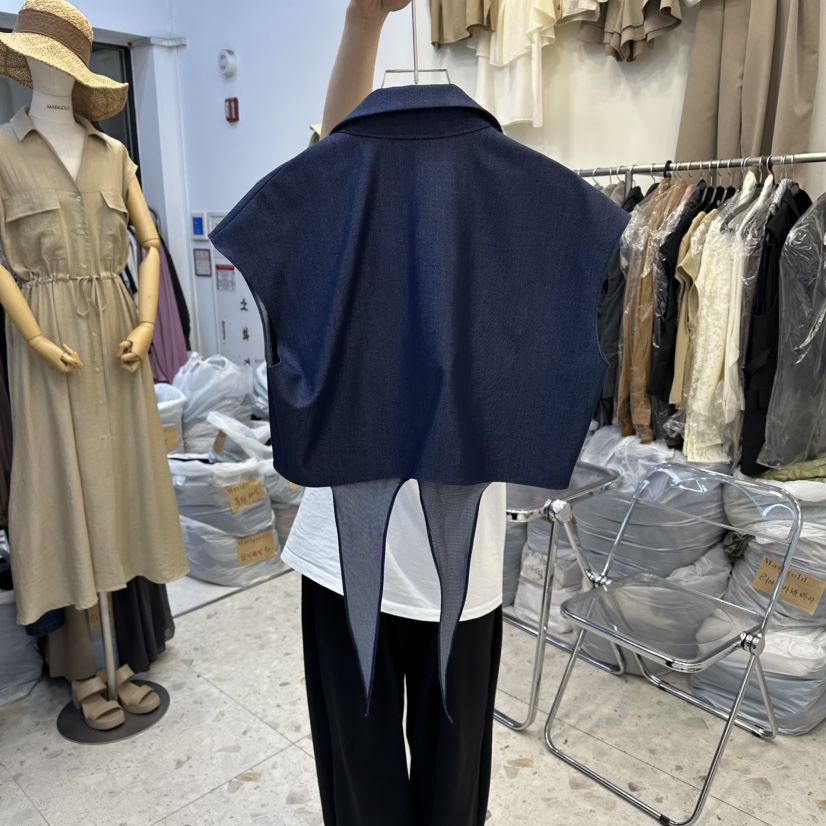 MARIGOLD韓國東大門代購女裝新品26春夏職業時尚襯衫蕾絲衫MARIGOLD襯衫/蕾絲衫