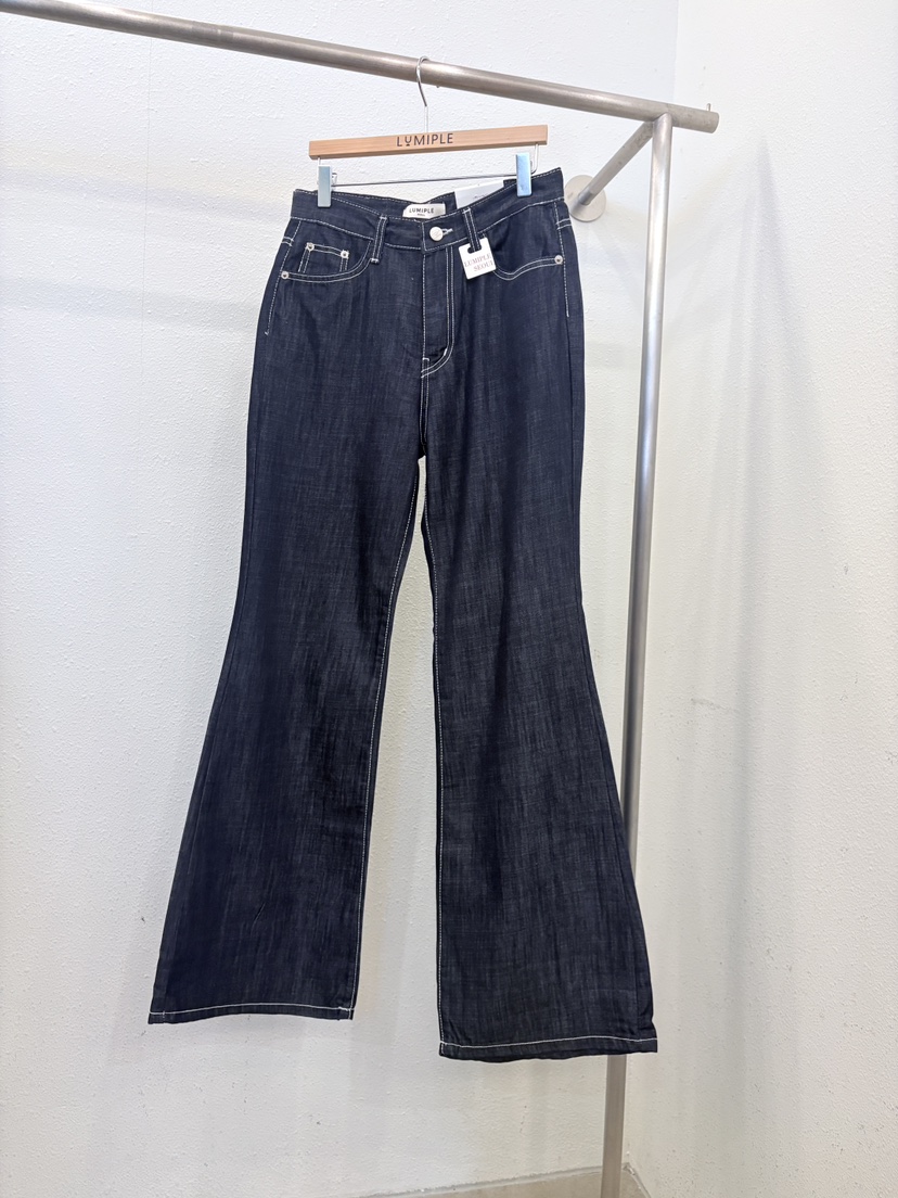 LUMIPLE韓國東大門代購女裝新款時尚職業人氣推薦休閑牛仔褲LUMIPLE牛仔褲圖色1