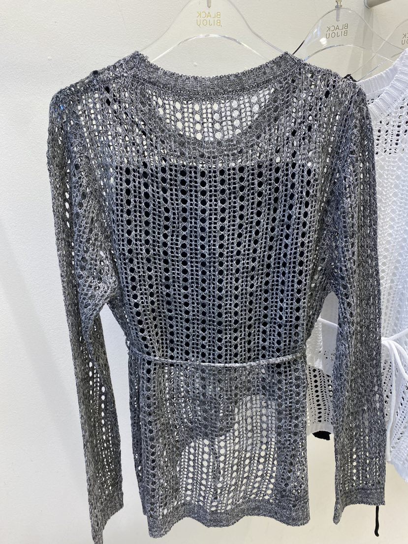 BLACK BIJOU韓國直郵實拍女士新款26春夏推薦休閑針織衫BLACK BIJOU針織衫