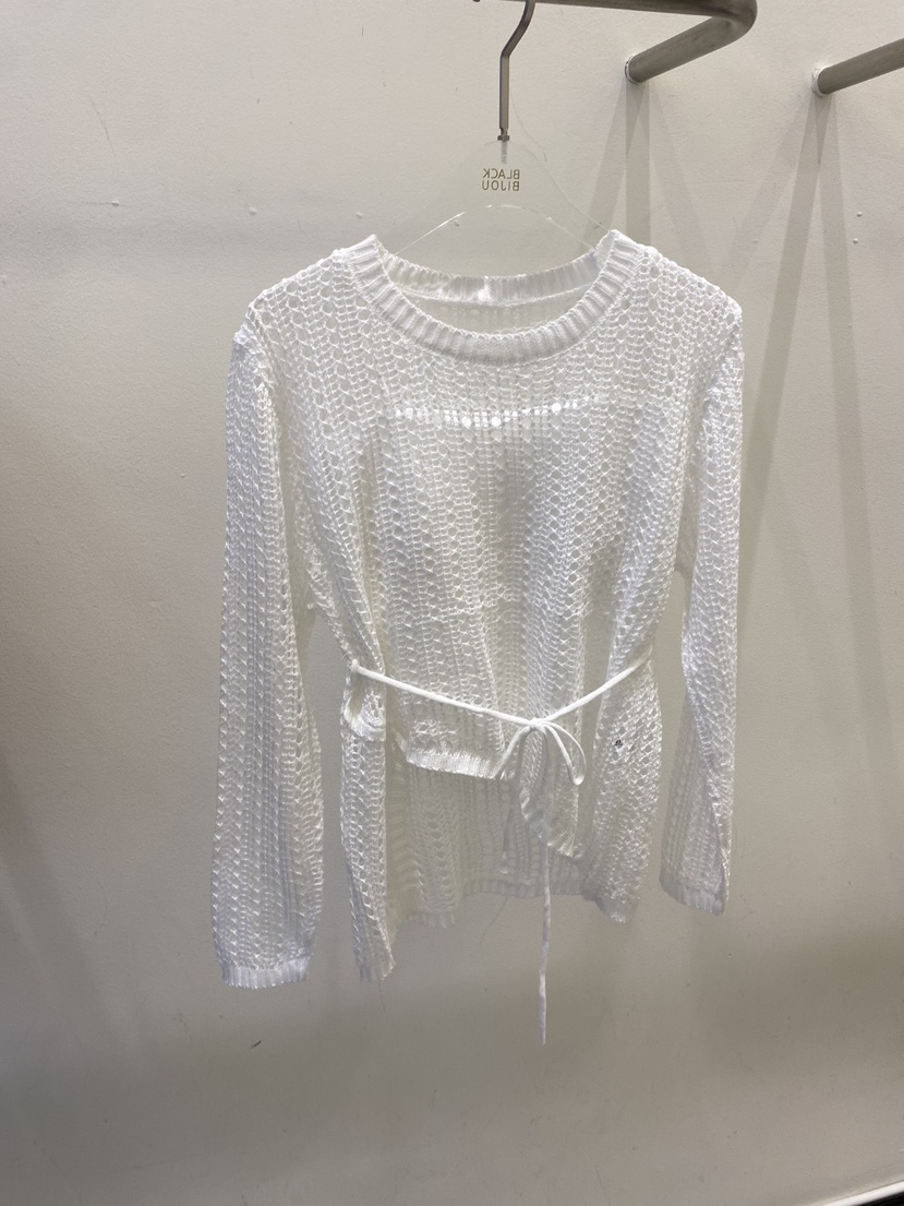 BLACK BIJOU韓國直郵實拍女士新款26春夏推薦休閑針織衫BLACK BIJOU針織衫圖色1