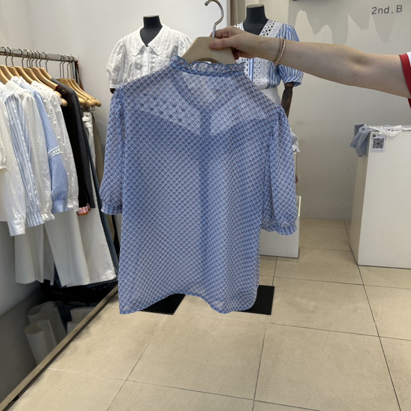 2nd B-S韓國代購女裝新品26春夏熱賣人氣職業襯衫蕾絲衫2nd B-S襯衫/蕾絲衫