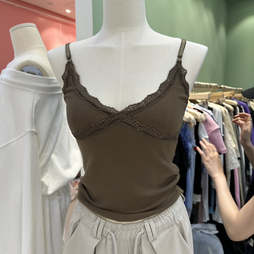 ROMANTIC NEWYORK韓國代購女士新品人氣熱賣吊帶背心蕾絲ROMANTIC NEWYORK吊帶/背心圖色2