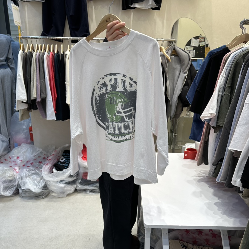 REPLAY韓國東大門代購女裝新款時尚休閑推薦26春夏長袖T恤REPLAY長袖T恤圖色1