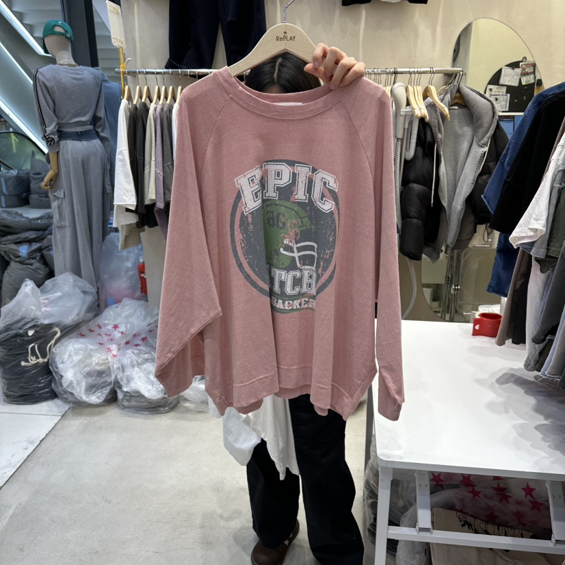 REPLAY韓國東大門代購女裝新款時尚休閑推薦26春夏長袖T恤REPLAY長袖T恤圖色2