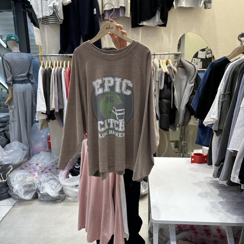 REPLAY韓國東大門代購女裝新款時尚休閑推薦26春夏長袖T恤REPLAY長袖T恤圖色3