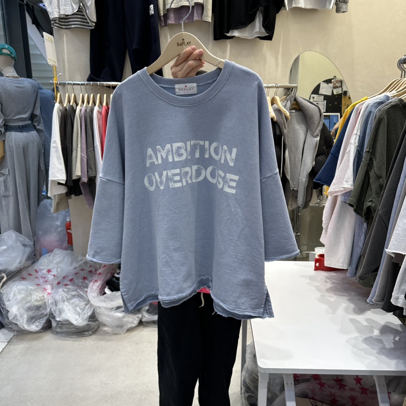 REPLAY韓國東大門代購女士新款推薦職業熱賣休閑26春夏T恤REPLAYT恤圖色1