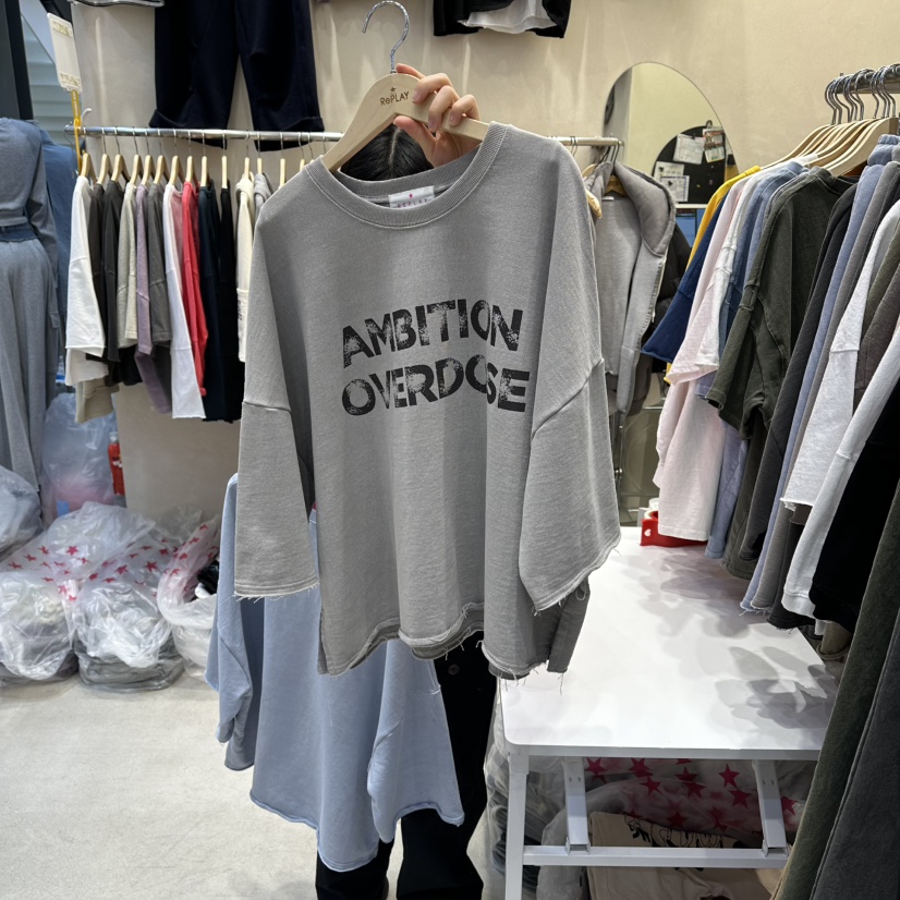 REPLAY韓國東大門代購女士新款推薦職業熱賣休閑26春夏T恤REPLAYT恤圖色2