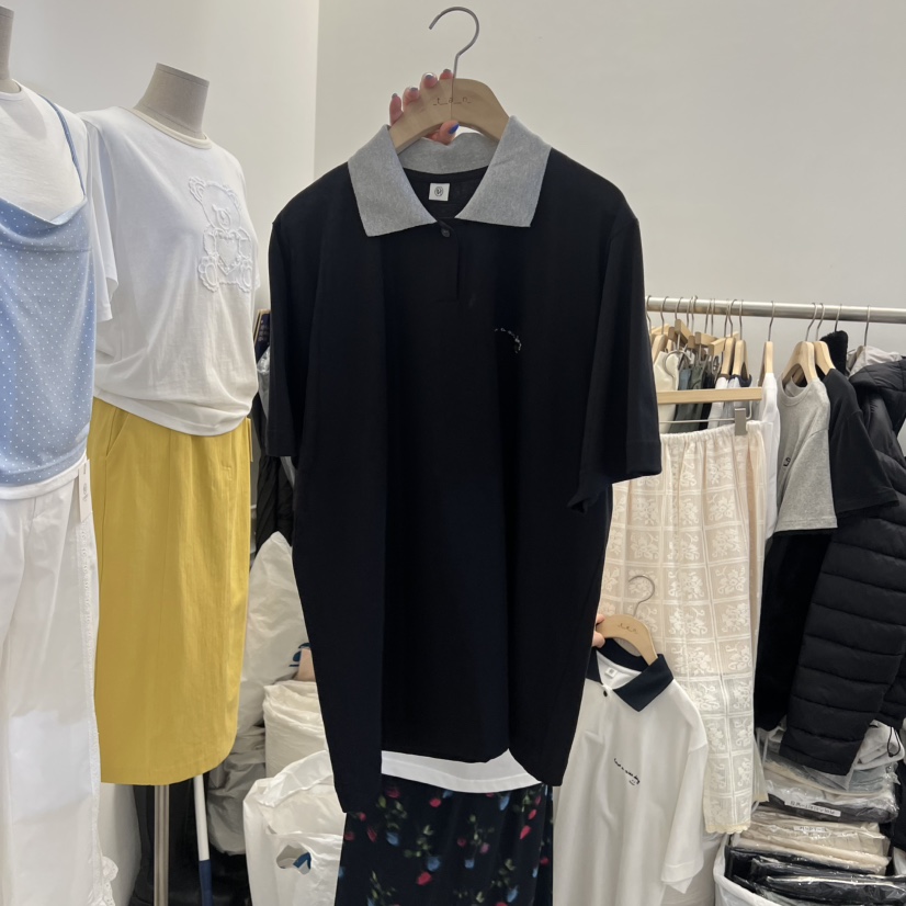 TAN&amp;COMO韓國直郵女裝新品時尚人氣熱賣職業推薦T恤tan-COMOT恤圖色2