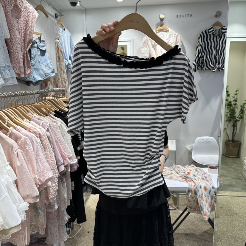BELITA韓國直郵女士新款熱賣人氣休閑推薦時尚職業26春夏T恤BELITAT恤圖色2