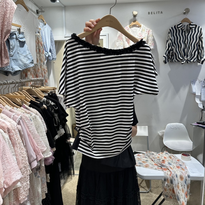 BELITA韓國直郵女士新款熱賣人氣休閑推薦時尚職業26春夏T恤BELITAT恤圖色3