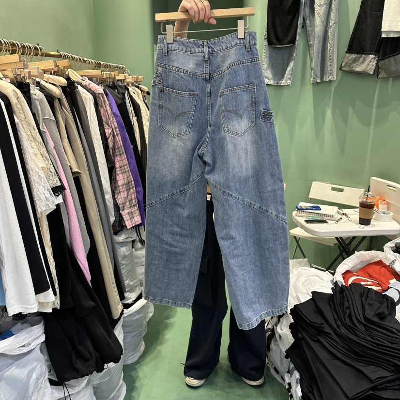 ROMANTIC NEWYORK韓國直郵女裝新品熱賣推薦人氣職業牛仔褲ROMANTIC NEWYORK牛仔褲