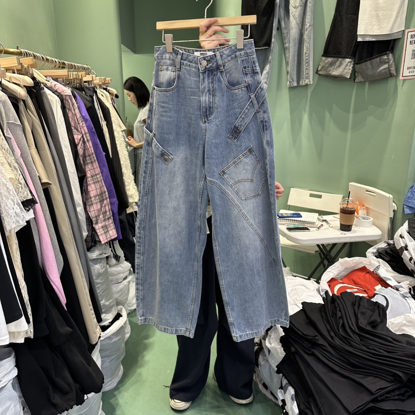 ROMANTIC NEWYORK韓國直郵女裝新品熱賣推薦人氣職業牛仔褲ROMANTIC NEWYORK牛仔褲圖色1