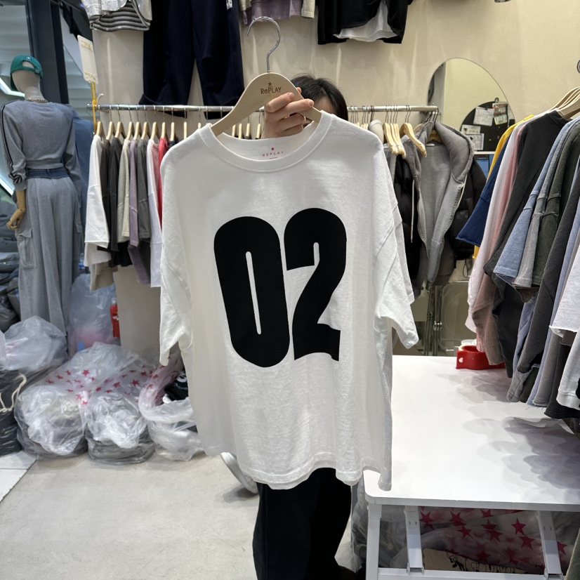 REPLAY韓國東大門代購女裝新款26春夏休閑人氣推薦職業T恤REPLAYT恤圖色1